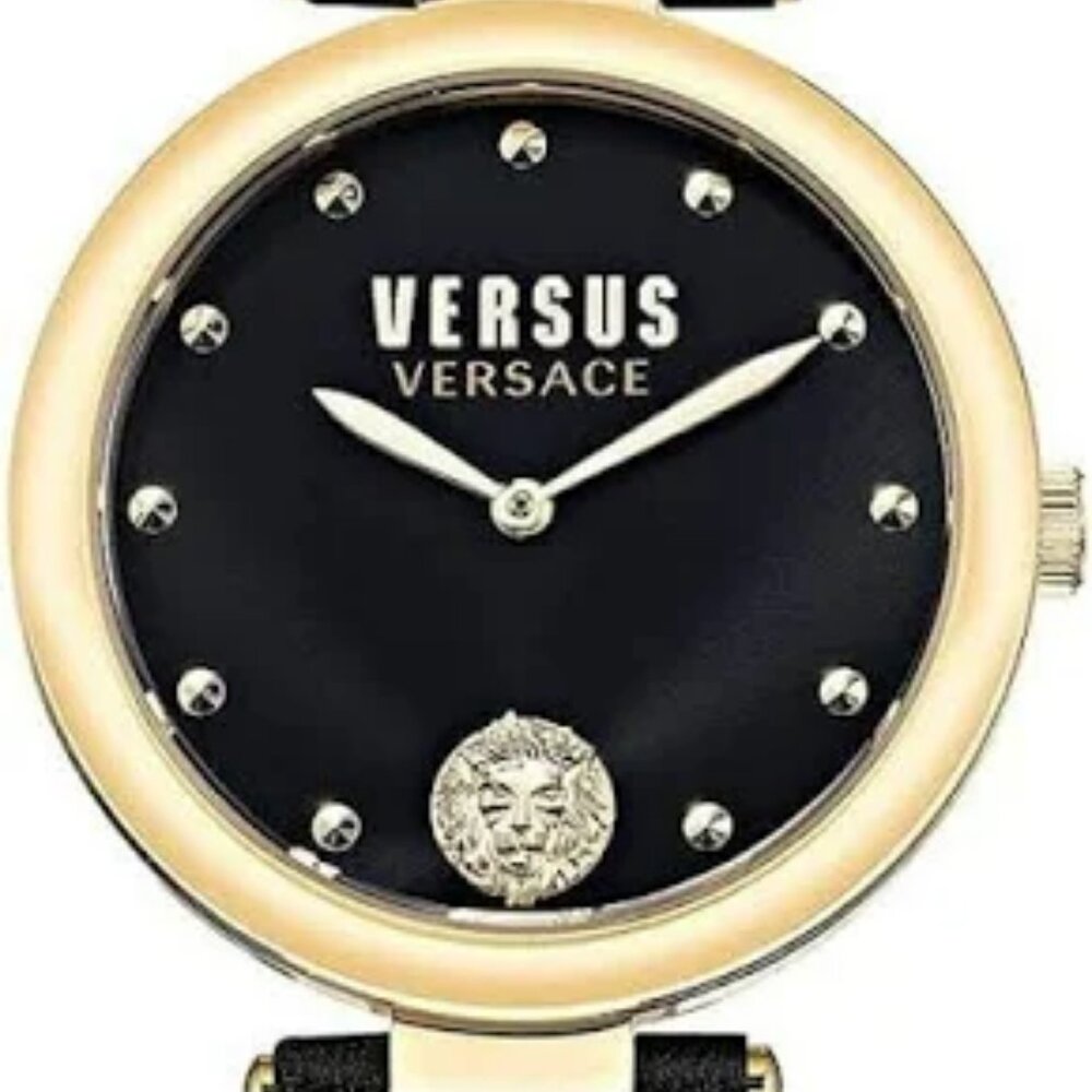 Versus Versace - Los Feliz Black and Gold Watch - Picture 3 of 3